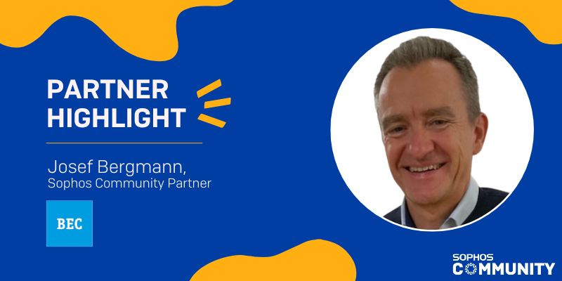 Sophos Community: Partner Highlight - Josef Bergmann