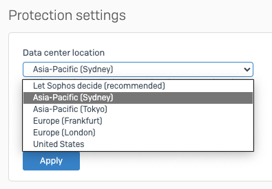 Zero-day protection - Sydney data center now live
