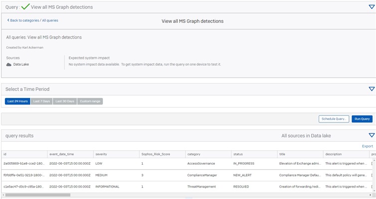 How to view ALL my Microsoft Graph Security Detections
