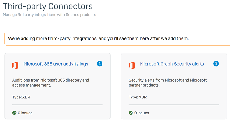 MDR Graph Security Connector EAP is now open