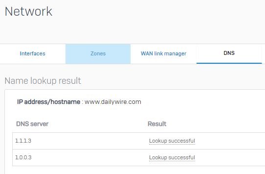 DNS Lookup issue